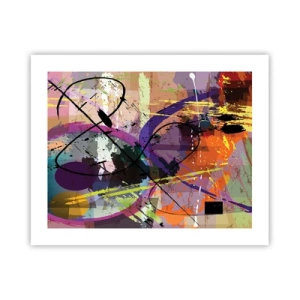 Affisch - Rakt fram eller runt - 50x40 cm