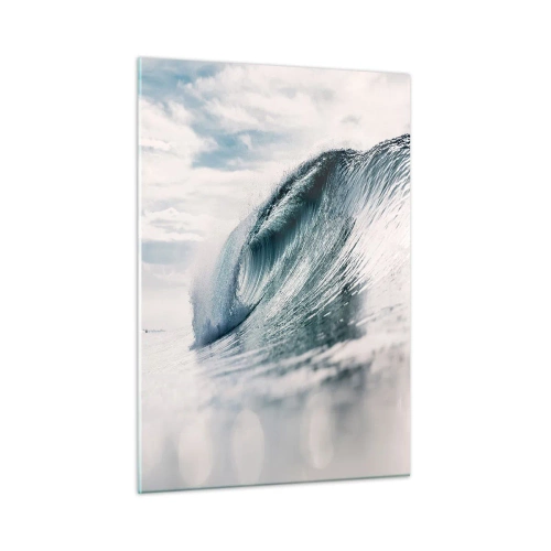 Glastavla - Bild på glas - Vattentopp - 50x70 cm