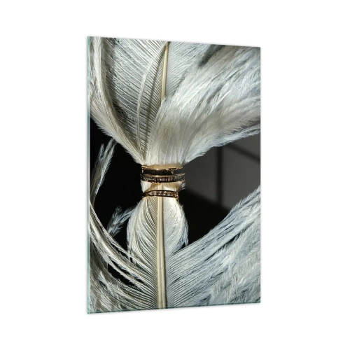 Glastavla - Bild på glas - ...och jag lämnar inte dig… - 50x70 cm