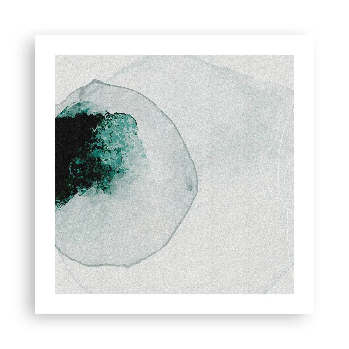 Affisch - I en droppe vatten - 50x50 cm