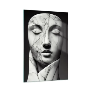 Glastavla - Bild på glas - Marmorformer - 70x100 cm
