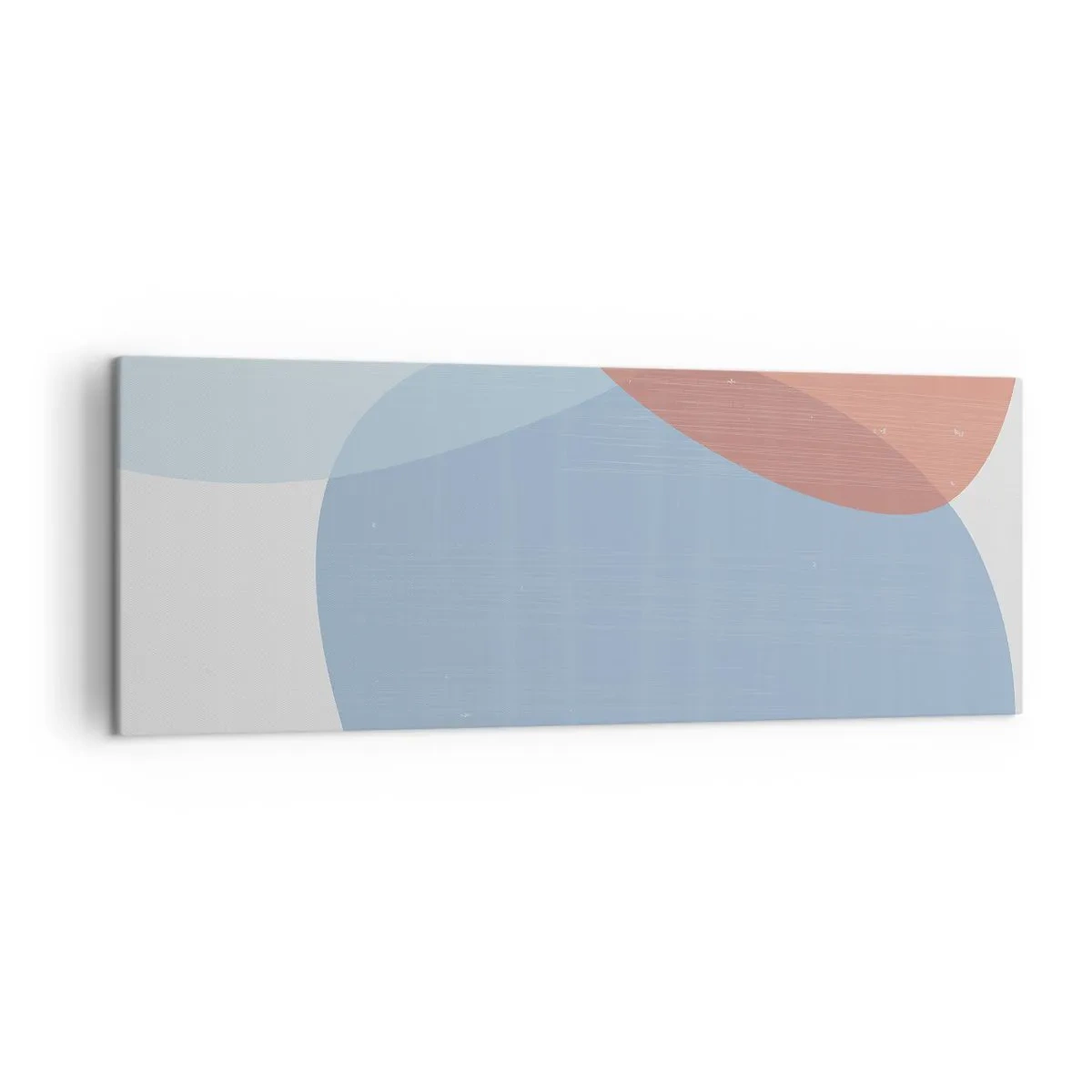 Canvastavla - Bild på duk - Pastellfärgade relationer - 140x50 cm