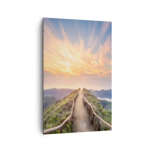 Canvastavla - Bild på duk - Nära himlen - 80x120 cm