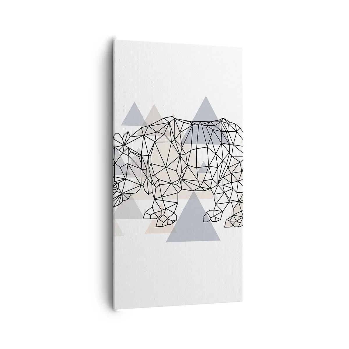 Canvastavla - Bild på duk - Kraftens struktur - 65x120 cm