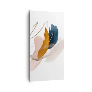 Canvastavla - Bild på duk - Bevingad komposition - 65x120 cm