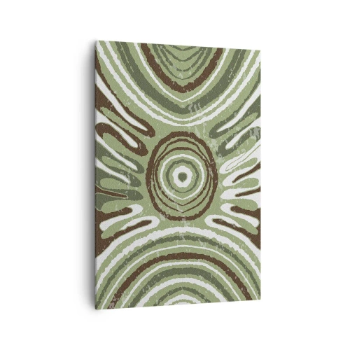 Canvastavla - Bild på duk - Explosion av känslor - 70x100 cm