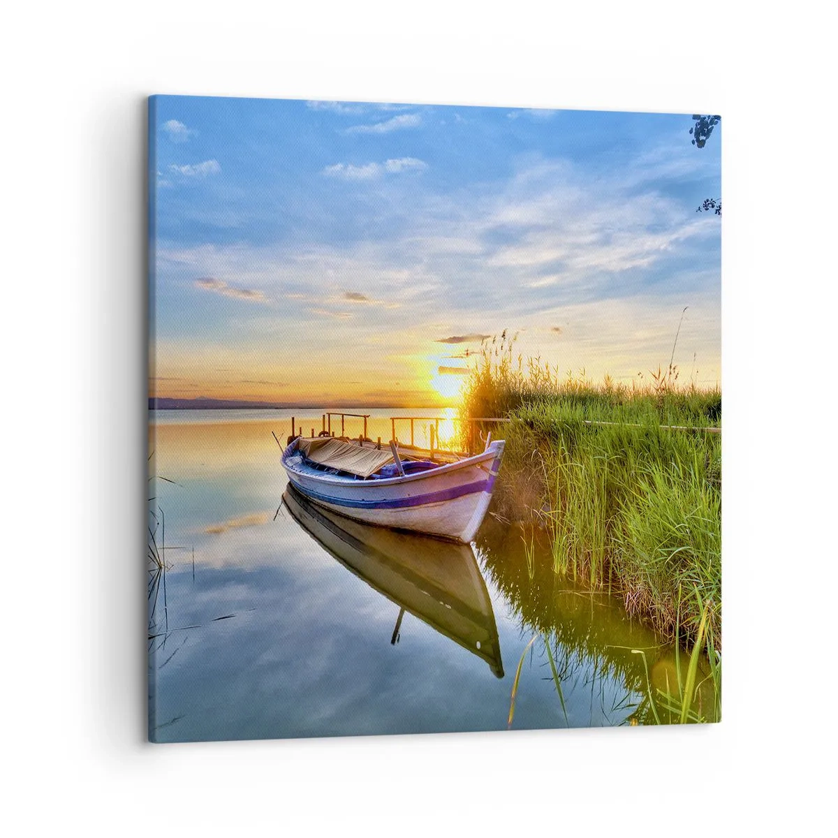 Canvastavla - Bild på duk - Uppfyllda drömmars vik - 50x50 cm