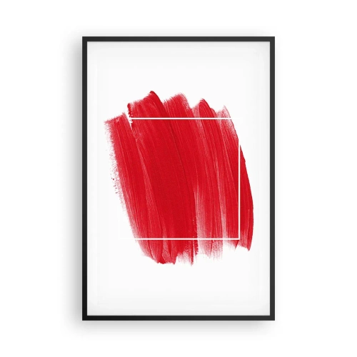 Affisch i svart ram - Utanför ramen - 61x91 cm