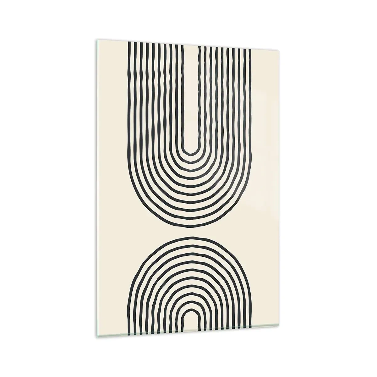 Glastavla - Bild på glas - Om en stund... - 80x120 cm