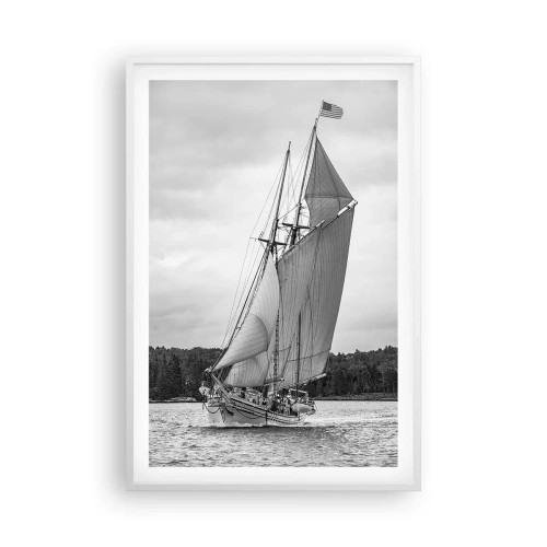 Affisch i vit ram - Vindens bröder - 61x91 cm