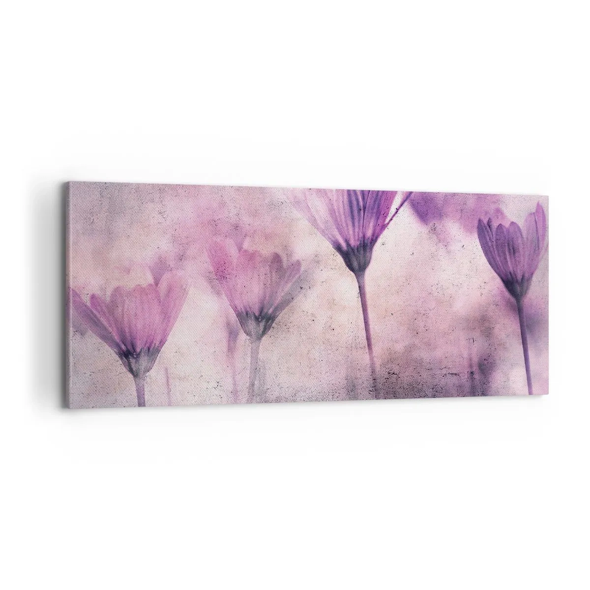 Canvastavla - Bild på duk - Blommornas sömn - 100x40 cm