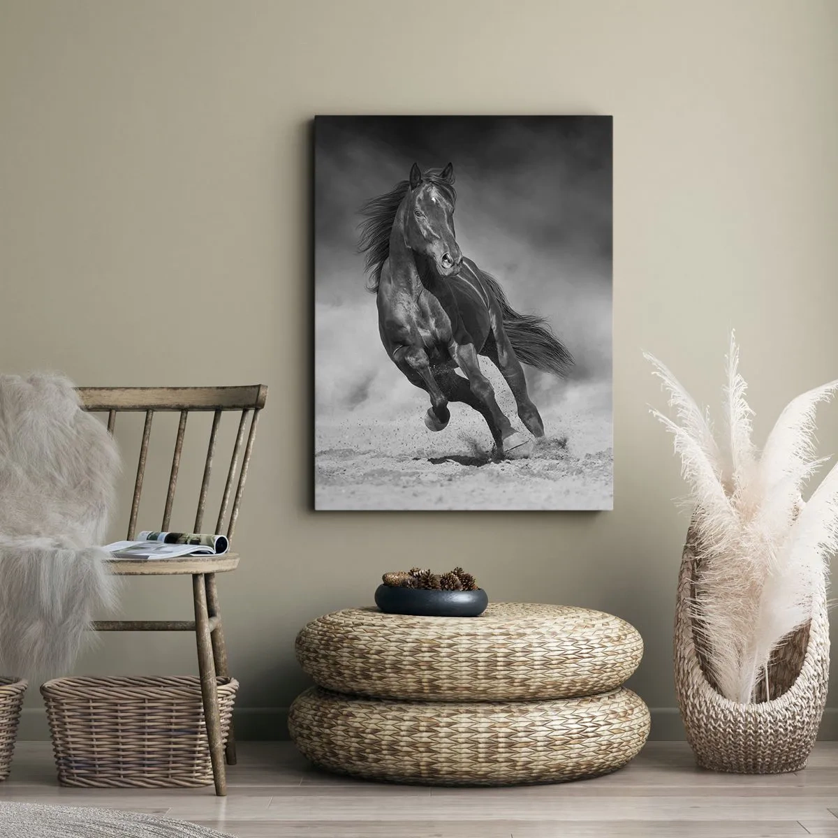 Canvastavla - Bild på duk - Värd själva emiren - 55x100 cm