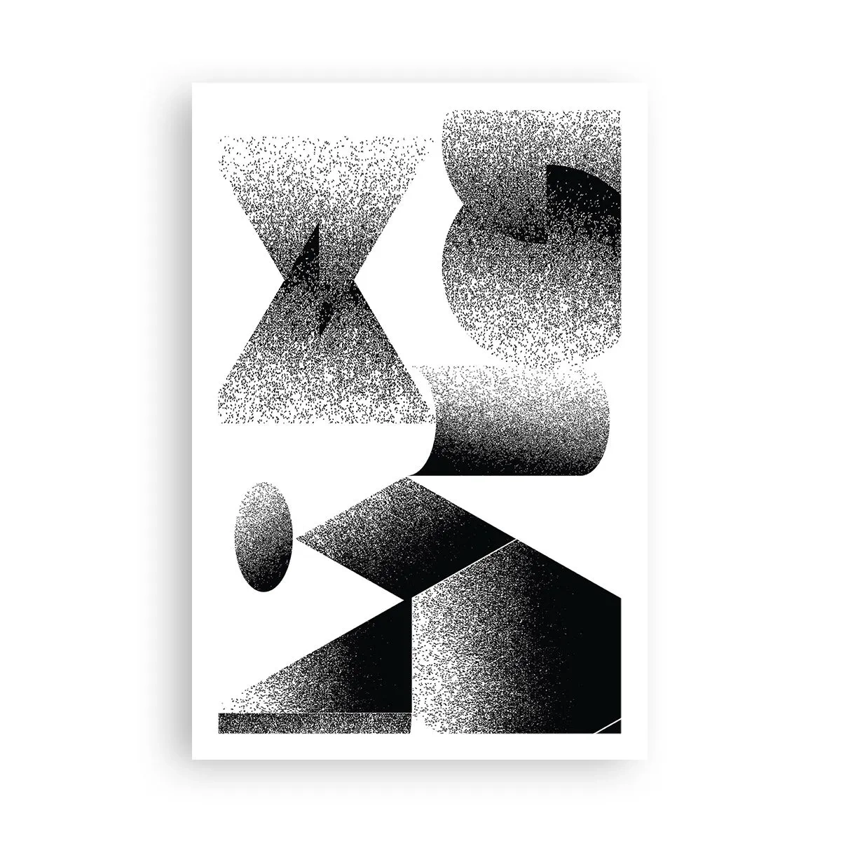 Affisch - Vinklar och ovaler - 61x91 cm