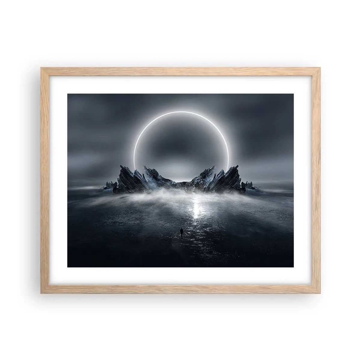 Affisch i ram av ljusek - En berättelses final - 50x40 cm