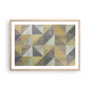 Affisch i ram av ljusek - Under triangelns vinkel - 70x50 cm