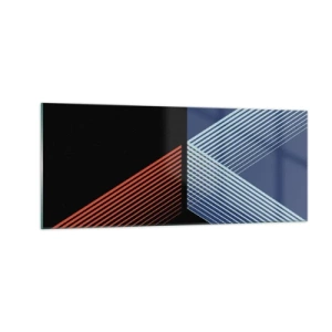 Glastavla - Bild på glas - Enkel historia - 100x40 cm