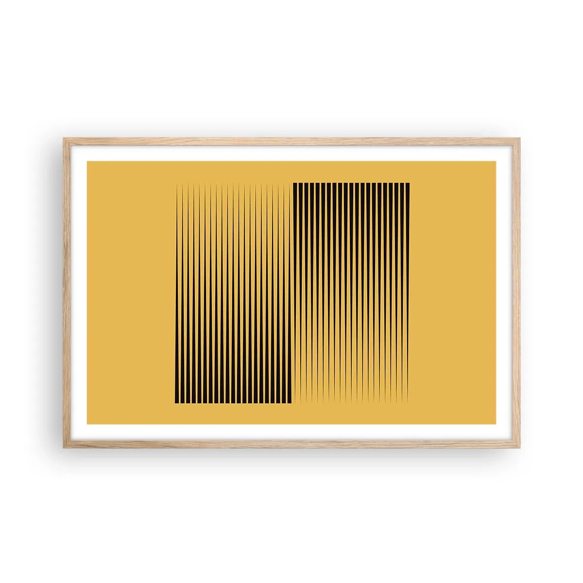 Affisch i ram av ljusek - Motsatsernas kvadrat - 91x61 cm