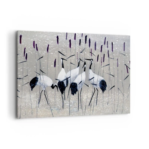 Canvastavla - Bild på duk - Bland sina - 100x70 cm