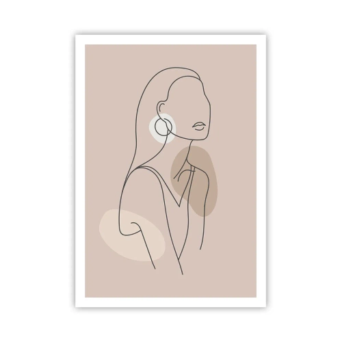 Affisch - Flickaktighetens ikon - 70x100 cm