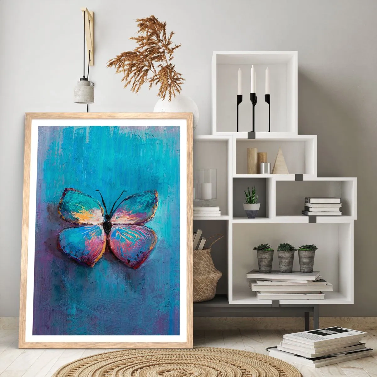 Affisch i ram av ljusek - I full charm - 61x91 cm