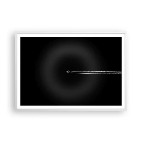 Affisch i vit ram - I en annan dimension - 100x70 cm