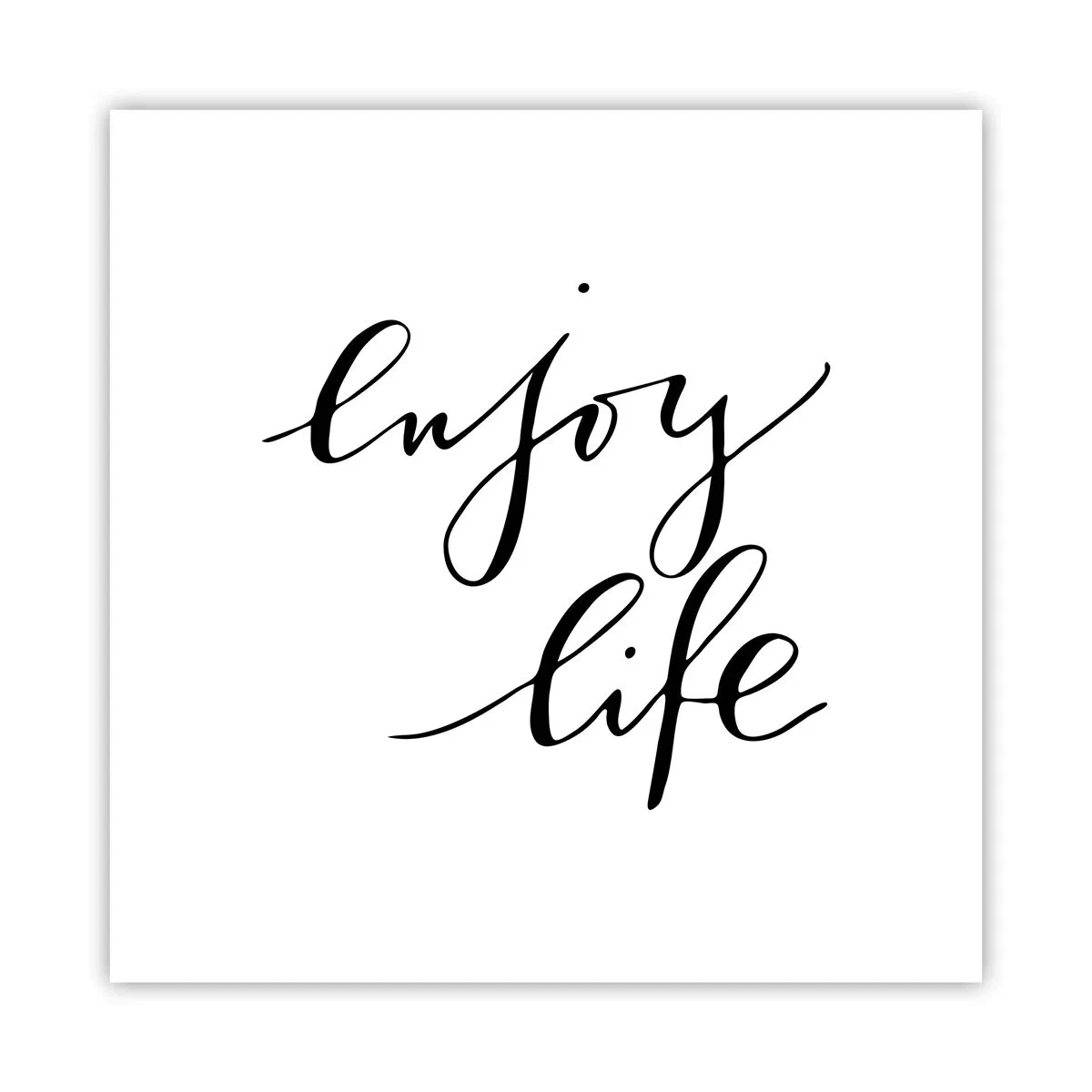 Affisch - Ingenting att tillägga… - 40x40 cm