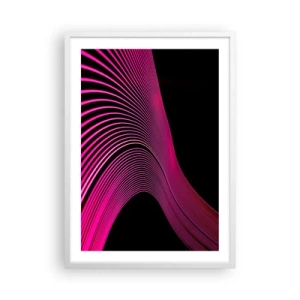 Affisch i vit ram - Ljusets allé - 50x70 cm