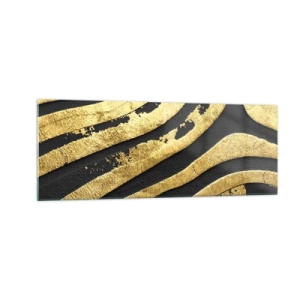 Glastavla - Bild på glas - Allt flyter - 140x50 cm