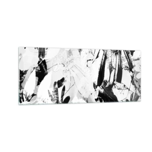 Glastavla - Bild på glas - Höst i negativet - 100x40 cm