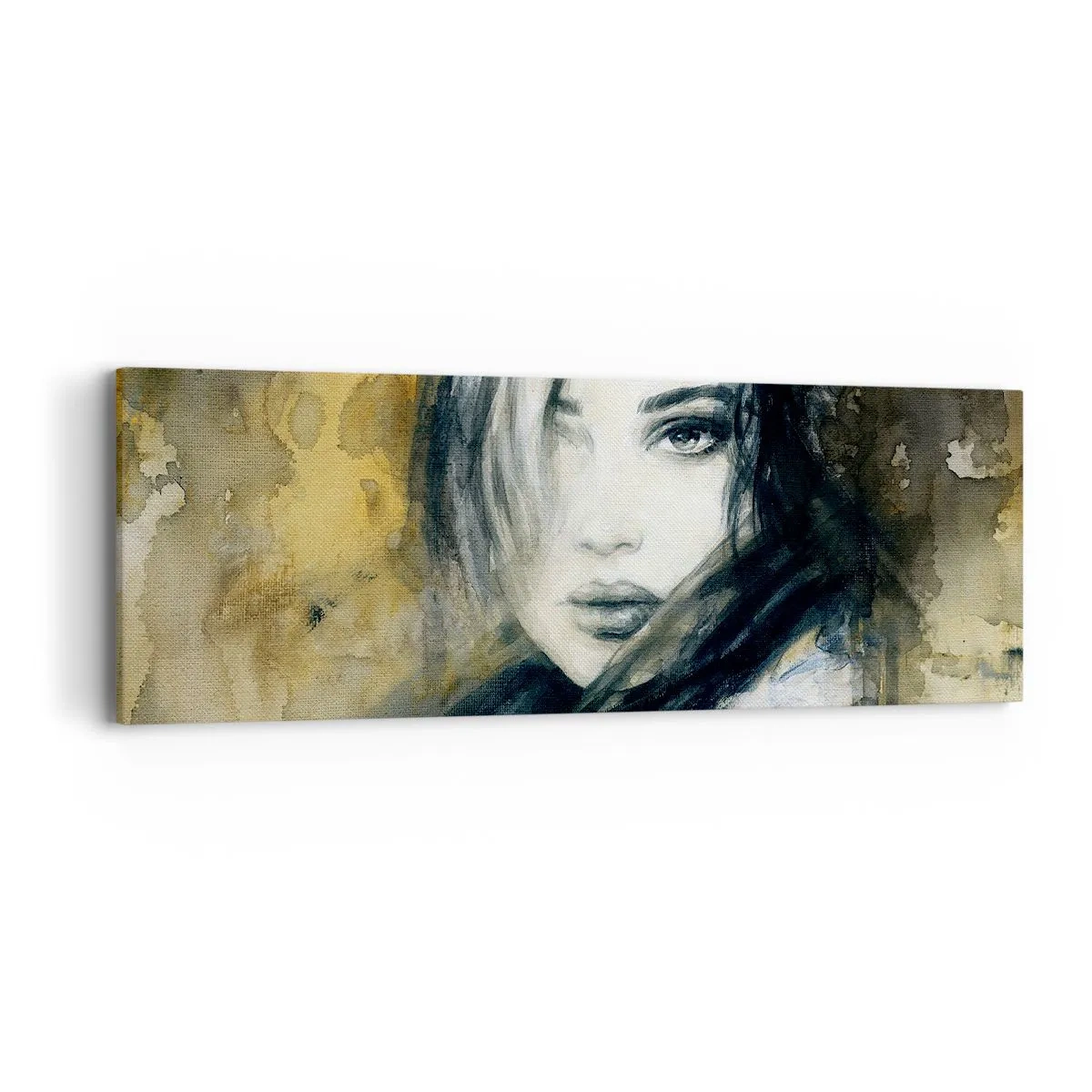 Canvastavla - Bild på duk - Mera oskyldig eller sensuell? - 90x30 cm