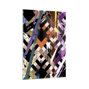 Glastavla - Bild på glas - Kvadraten - 80x120 cm