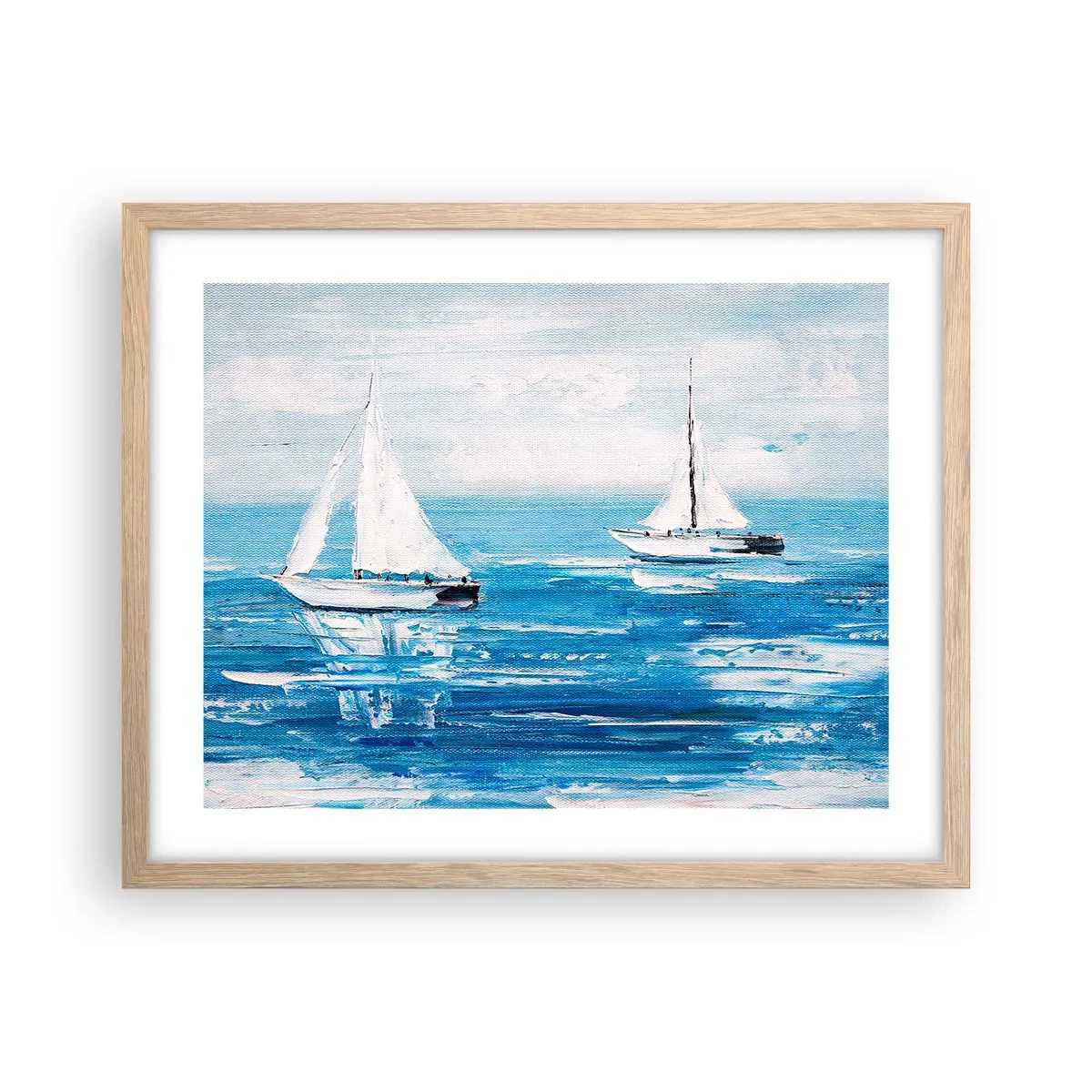 Affisch i ram av ljusek - Med en vän vid din sida - 50x40 cm