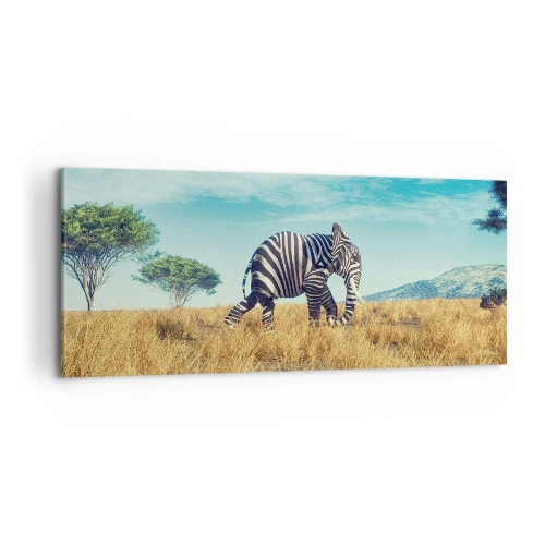 Canvastavla - Bild på duk - Grått är ute - 100x40 cm