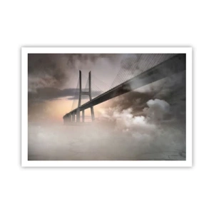 Affisch - Vid en flod som inte finns  - 100x70 cm