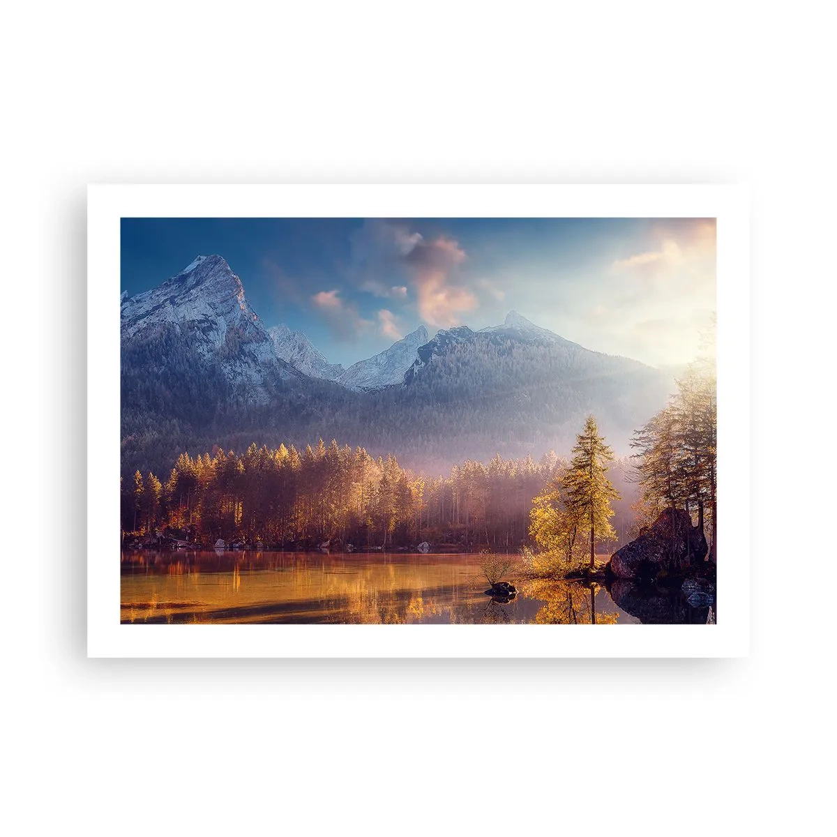 Affisch - I berg och dalar - 70x50 cm