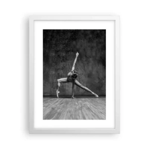 Affisch i vit ram - Balansens ideal - 30x40 cm