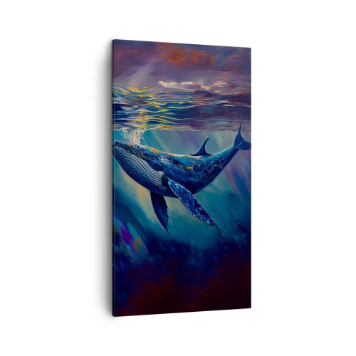 Canvastavla - Bild på duk - Välkommen till min värld - 45x80 cm