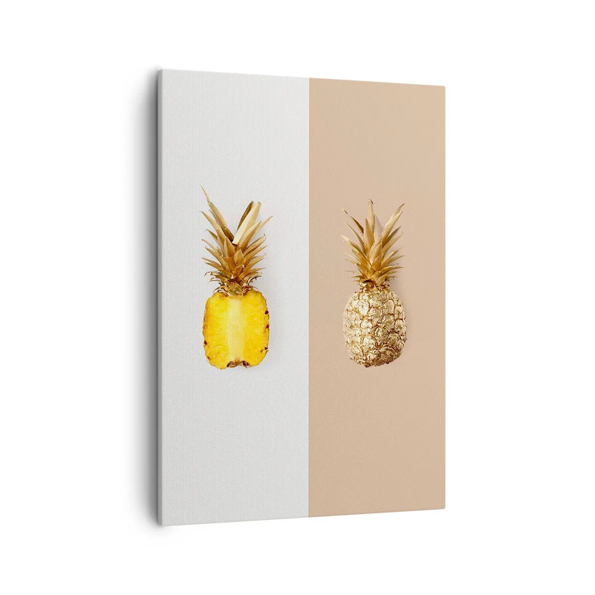 Canvastavla - Bild på duk - Ananas för oss - 50x70 cm
