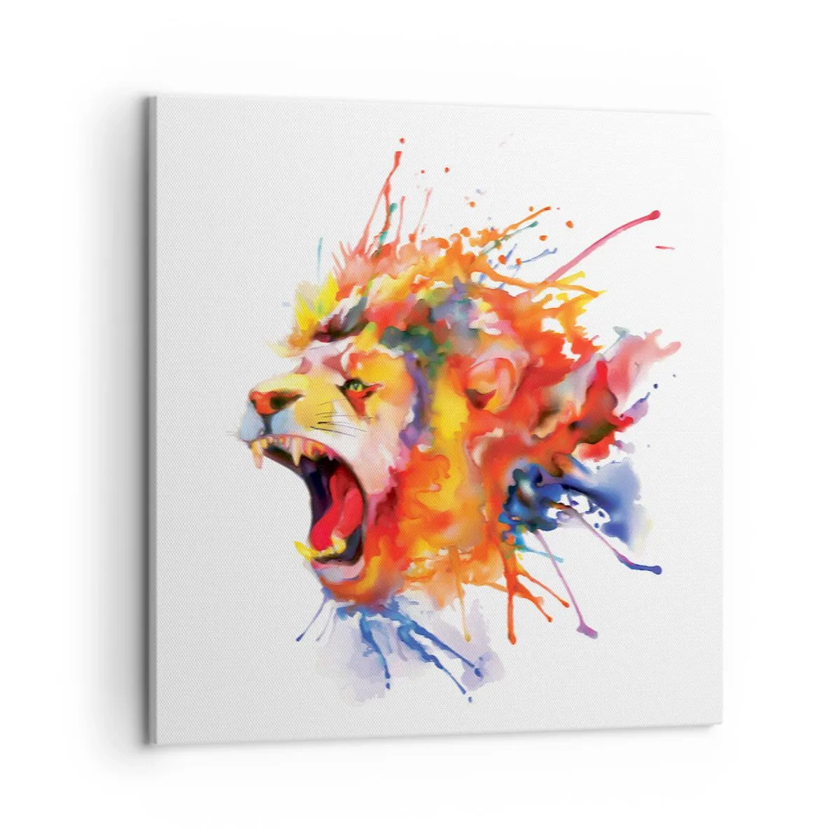 Canvastavla - Bild på duk - Explodera med ilska - 50x50 cm