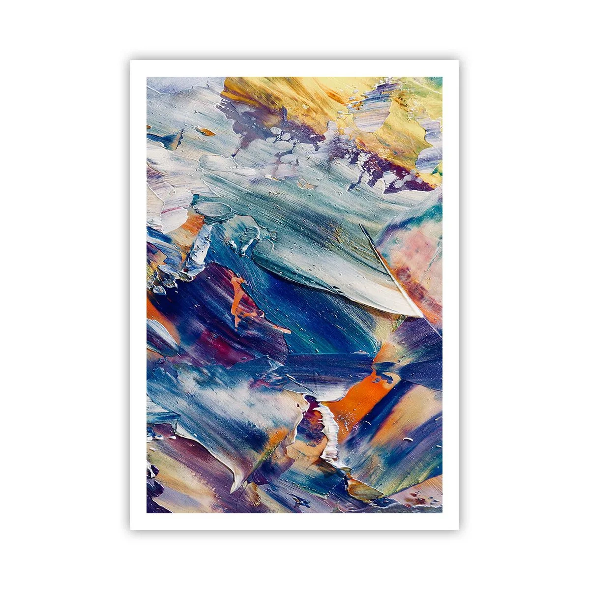 Affisch - Färgkaos - 70x100 cm
