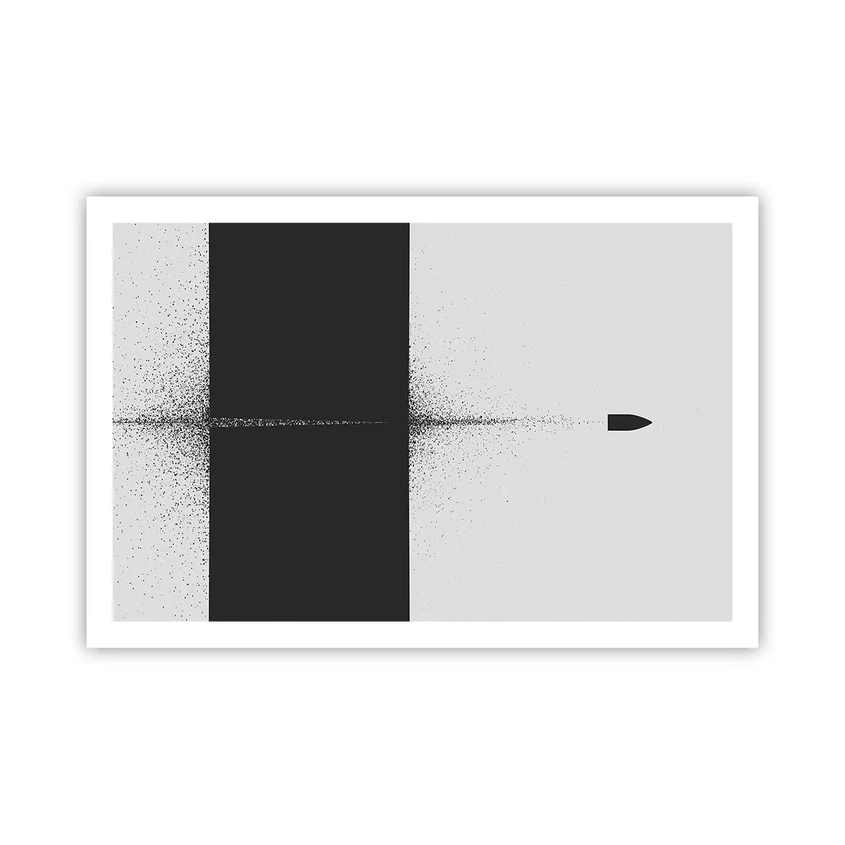 Affisch - Rakt mot målet - 91x61 cm