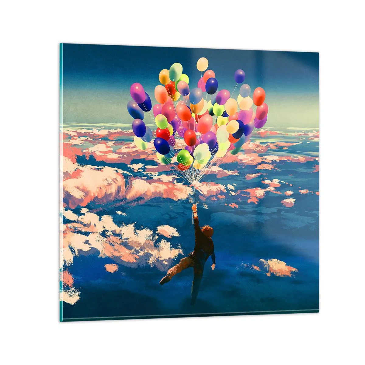 Glastavla - Bild på glas - Uppfylld barndomsdröm - 60x60 cm