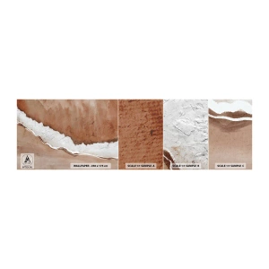 Fototapet Prov Standard Eco - I jordnära färger - Kant, Sand, Strand - 100x30 cm