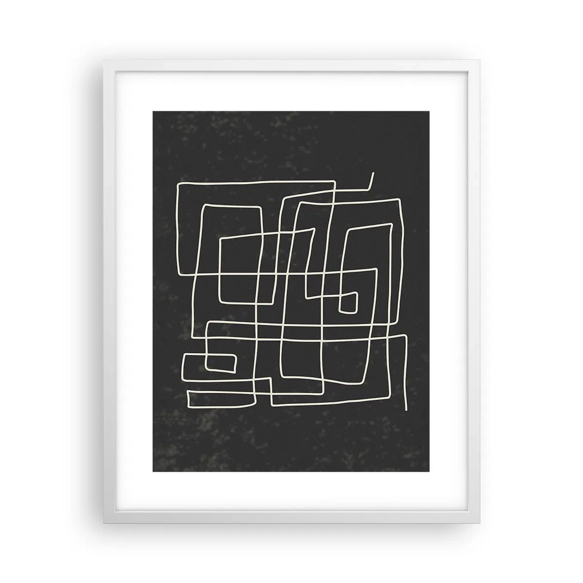 Affisch i vit ram - Inte så enkelt - 40x50 cm