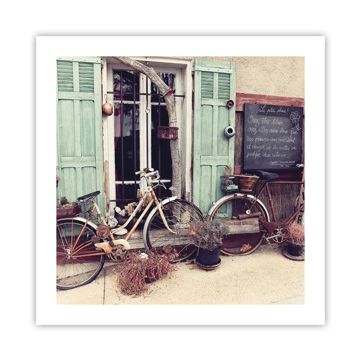 Affisch - Länge leve provinsen - 50x50 cm