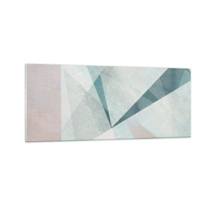 Glastavla - Bild på glas - Lugnt trots dynamiskt - 100x40 cm