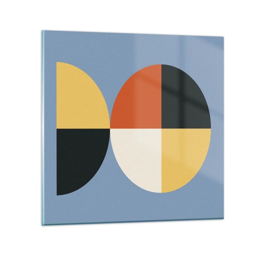 Glastavla - Bild på glas - Titta och räkna - 30x30 cm
