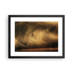 Affisch i svart ram - I gyllene labyrint - 40x30 cm