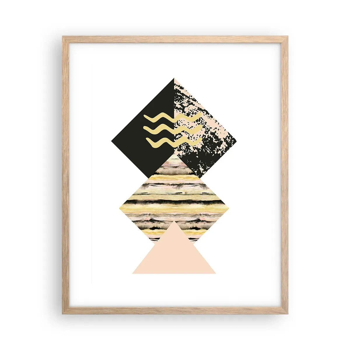 Affisch i ram av ljusek - Inte så enkelt - 40x50 cm