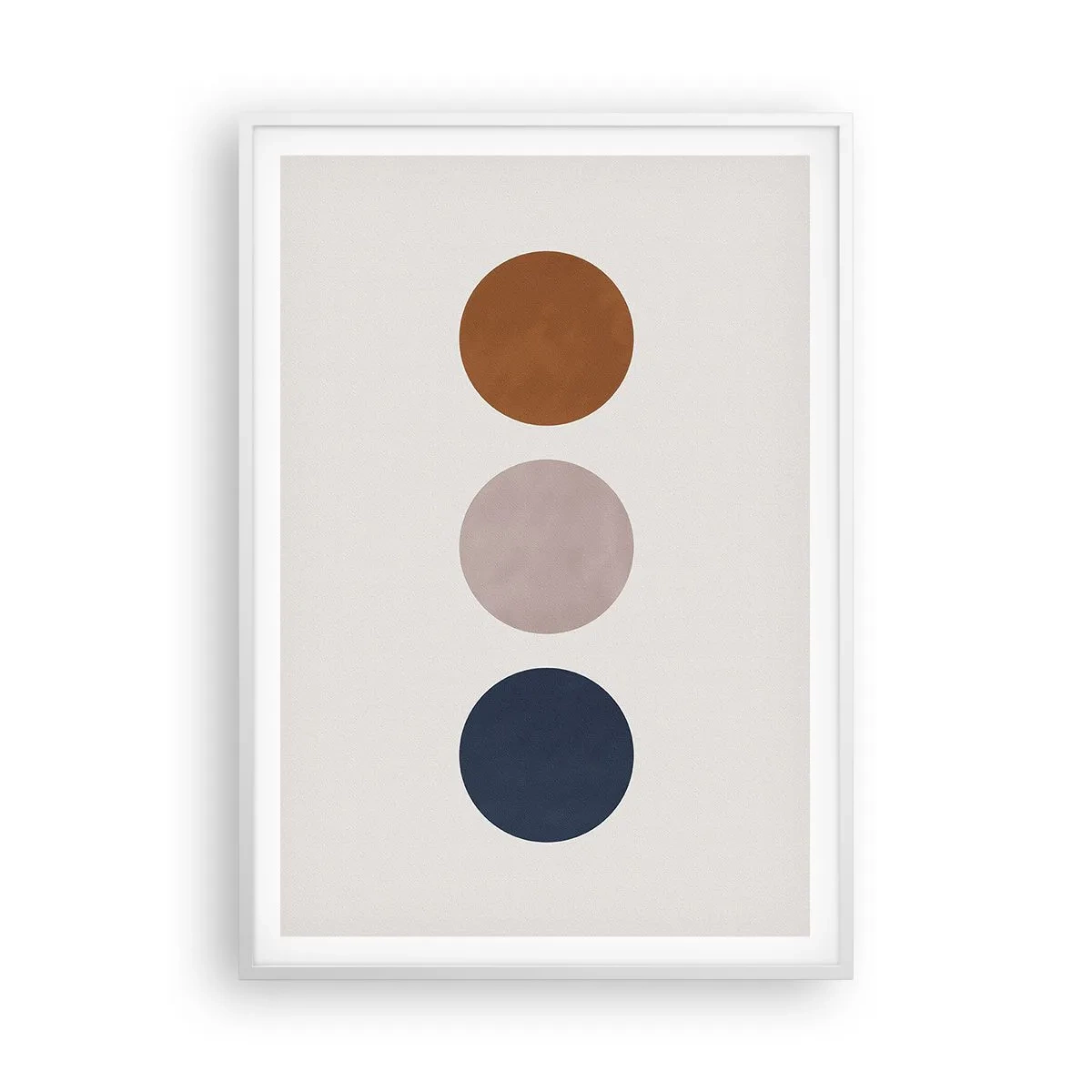 Affisch i vit ram - Perfektionens symbol - 70x100 cm